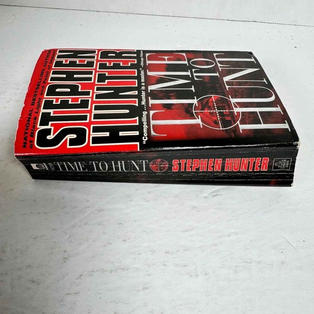 Time to Hunt‎ Stephen Hunter 1999 First Printing Bob Lee Swagger Island Books